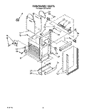 CONTAINER Diagram and Parts List for TU8150XTP2  Whirlpool Trash Compactor