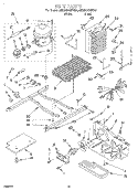 UNIT Diagram and Parts List for 6ED25DQXFB01  Whirlpool Refrigerator