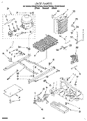 UNIT Diagram and Parts List for ED22DFXBB00  Whirlpool Refrigerator