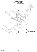 PUMP PARTS Diagram and Parts List for KUIC15PLTS0  KitchenAid Ice Maker