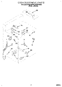 OVEN ELECTRICAL, LITERATURE Diagram and Parts List for SF380PEWN0  Whirlpool Range