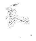 ICE CONTAINER Diagram and Parts List for KSRF36DTX03  KitchenAid Refrigerator