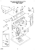 SECTION Diagram and Parts List for LER6848AN1  Whirlpool Dryer