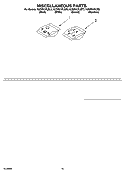 MISCELLANEOUS PARTS OPTIONAL PARTS (NOT INCLUDED) Diagram and Parts List for KUDP01FLBL2  KitchenAid Dishwasher