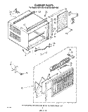 SECTION Diagram and Parts List for ACE082XM0  Whirlpool Air Conditioner