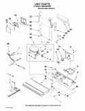 UNIT PARTS Diagram and Parts List for KBFS20EVMS6  KitchenAid Refrigerator