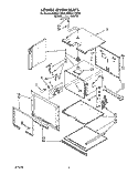LOWER OVEN Diagram and Parts List for KEBI241YWH0  KitchenAid Wall Oven