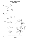 WIRING HARNESS Diagram and Parts List for DU8750XT3  Whirlpool Dishwasher