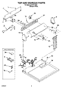Part Location Diagram of 8545981 Whirlpool PANEL-CNTL