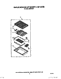 GRILLE KIT RCK891-1, LITERATURE Diagram and Parts List for RS575PXR4  Whirlpool Range