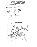 WIRING HARNESS Diagram and Parts List for LLT7144BN0  Whirlpool Washer