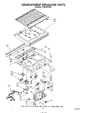 COMPARTMENT SEPARATOR Diagram and Parts List for ET22DMXSW01  Whirlpool Refrigerator