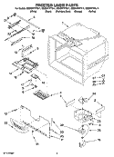 FREEZER LINER PARTS Diagram and Parts List for GB2SHTXTT11  Whirlpool Refrigerator
