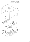 CABINET Diagram and Parts List for KEMI371BBL2  KitchenAid Wall Oven