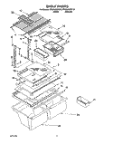 SHELF, LIT/OPTIONAL Diagram and Parts List for ET20GKXDN10  Whirlpool Refrigerator