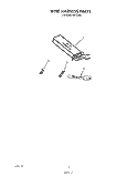 WIRE HARNESS Diagram and Parts List for B9758B3  Roper Wall Oven