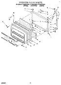 FREEZER DOOR Diagram and Parts List for ET18DKXBB01  Whirlpool Refrigerator