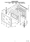 Part Location Diagram of 9761985 Whirlpool Door Handle