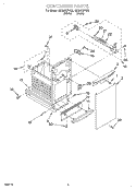 CONTAINER Diagram and Parts List for GC900QPHB0  Whirlpool Trash Compactor
