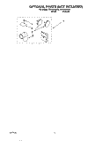 OPTIONAL, LITERATURE Diagram and Parts List for CSP2790BN0  Whirlpool Dryer