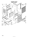 SECTION Diagram and Parts List for ACS102XP0  Whirlpool Air Conditioner