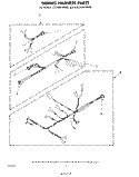 WIRING HARNESS Diagram and Parts List for CE2500XMW0  Whirlpool Dryer