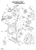 SECTION Diagram and Parts List for LEE9848BQ2  Whirlpool Dryer