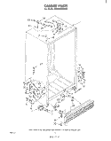 CABINET Diagram and Parts List for ED26MKXLWR0  Whirlpool Refrigerator