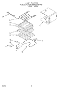 UNIT Diagram and Parts List for KEBS246BBL3  KitchenAid Wall Oven
