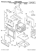 Part Location Diagram of 8303680WH Whirlpool Mounting Rail, Side Left (Whit