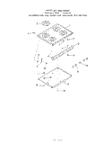 BURNER Diagram and Parts List for 1436W0A  Roper Range
