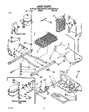 UNIT Diagram and Parts List for KSRS27QXWH01  KitchenAid Refrigerator