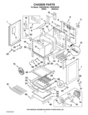 CHASSIS PARTS Diagram and Parts List for YKERS206XS2  KitchenAid Range