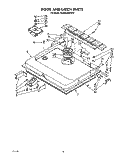 DOOR AND LATCH Diagram and Parts List for KUDA22SWWH1  KitchenAid Dishwasher