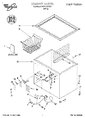SECTION Diagram and Parts List for EH070FXGW05  Whirlpool Freezer