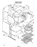 SECTION Diagram and Parts List for RB160PXL3  Whirlpool Wall Oven