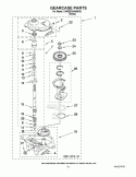 GEARCASE PARTS Diagram and Parts List for CAWSS16445WQ0  Crosley Washer