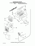 ICEMAKER PARTS Diagram and Parts List for KSF26C4XYB00  KitchenAid Refrigerator