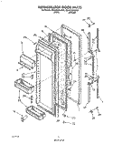 Part Location Diagram of WP1124846 Whirlpool Refrigerator Cantilever Bin