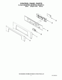 Part Location Diagram of W10340941 Whirlpool Electronic Oven Control Board