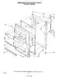 REFRIGERATOR DOOR , LIT/OPTIONAL Diagram and Parts List for ET18HKXSW02  Whirlpool Refrigerator
