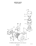 BLOWER Diagram and Parts List for 4KUDP220T3  KitchenAid Dishwasher