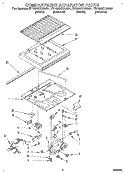 COMPARTMENT SEPARATOR Diagram and Parts List for ET18NKXAN01  Whirlpool Refrigerator