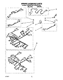WIRING HARNESS Diagram and Parts List for KEBS276YBL0  KitchenAid Wall Oven