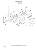 UNIT PARTS Diagram and Parts List for KURO24LSBX03  KitchenAid Refrigerator