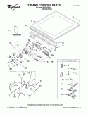 Part Location Diagram of WPW10246732 Whirlpool Console