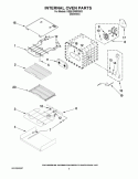 INTERNAL OVEN PARTS Diagram and Parts List for KEBU208SSS03  KitchenAid Wall Oven