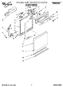 Part Location Diagram of 3373728 Whirlpool CONSOLE