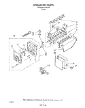SECTION Diagram and Parts List for ECKMF63  Whirlpool Ice Maker