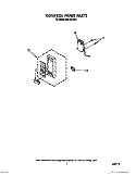 CONTROL PANEL Diagram and Parts List for MS1451XW1  Whirlpool Microwave